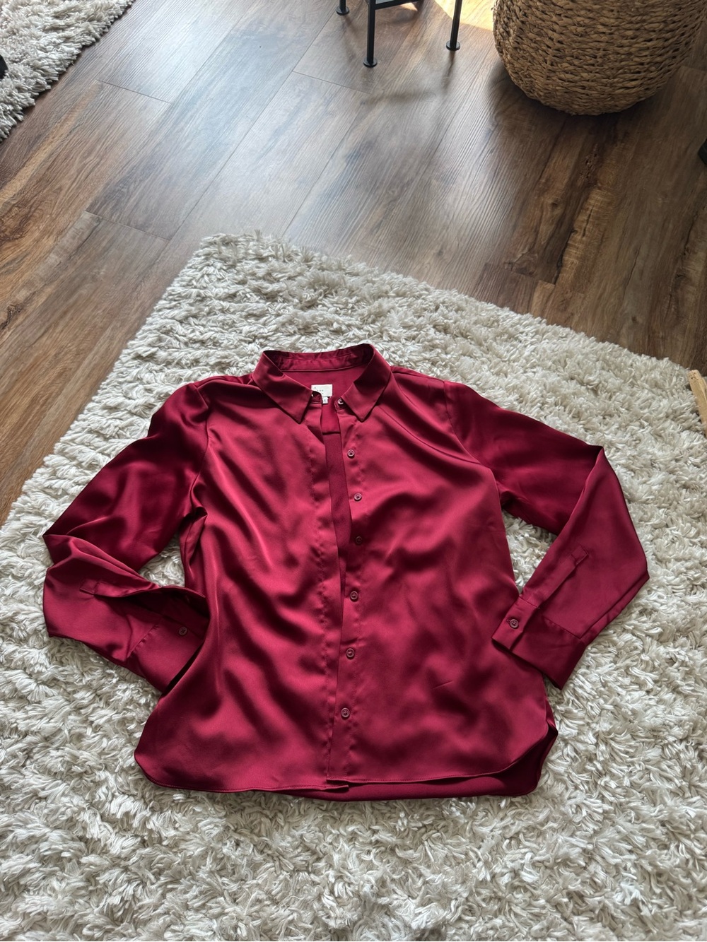 A New Day Silky Button Down Shirt